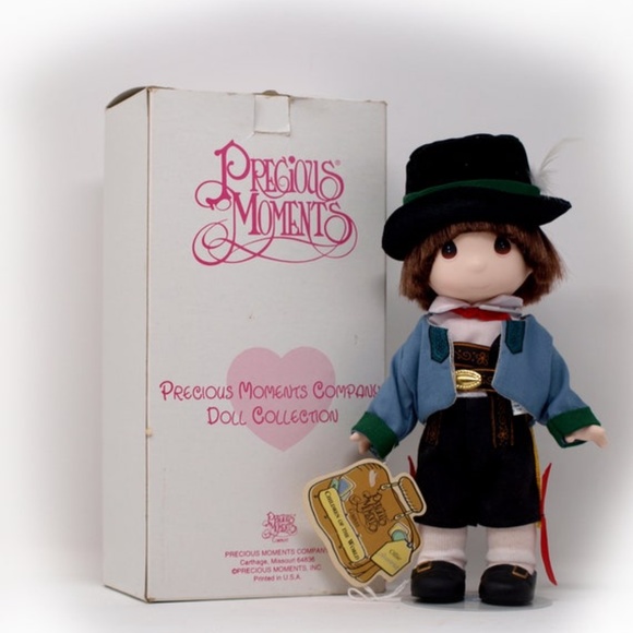 Precious Moments Doll Children Of The World Austria Ollie 1994 #1515 9” Figurine - Picture 2 of 6